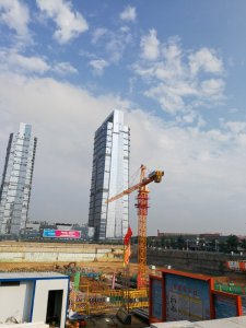 Qtz80 Self-Erecting Tower Construction Building Crane